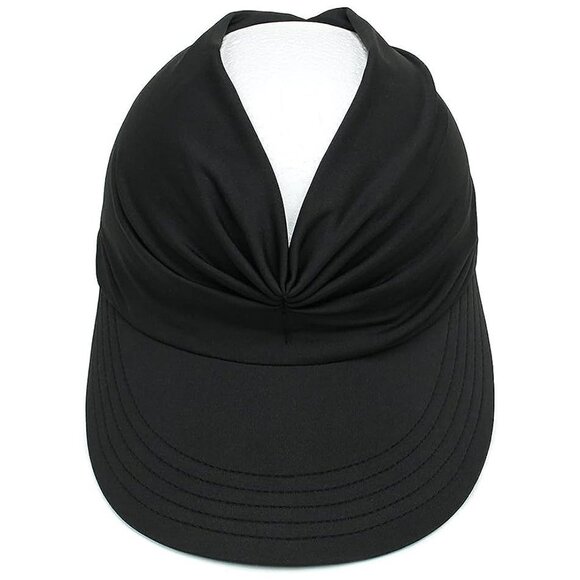Womens Sun Visor Hat Wide Brim Summer UPF 50+ UV Protection Beach Sport Cap - Picture 4 of 7